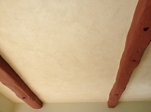A plastered ceiling at Eagle Nest